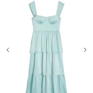 Weworewhat Corset Maxi Dress (Large)